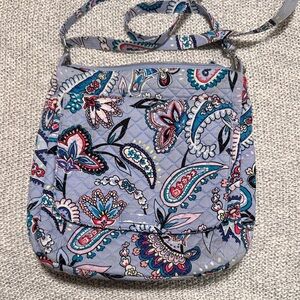 Vera Bradley Paisley Crossbody Bag - Blue and Pink